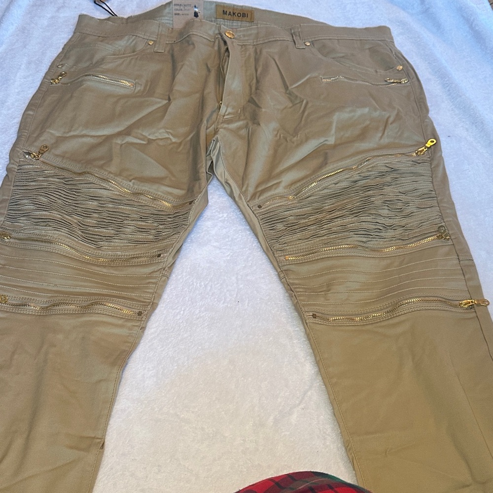 Tan Men's Pants with Matching Jacket.